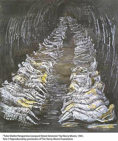 Pictura de război a lui Henry Moore