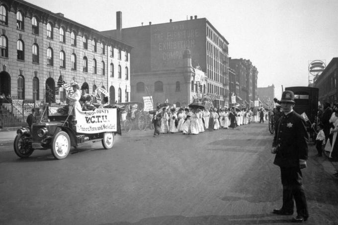 Fotografie a Temperance Parade, 1908, Chicago