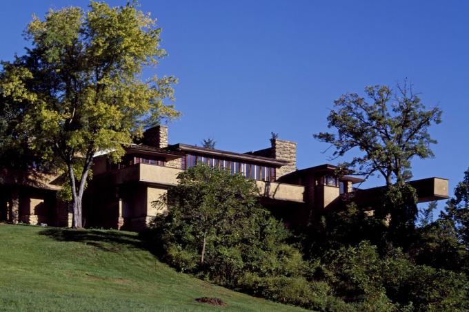 Taliesin, casa de vară a lui Frank Lloyd Wright în Spring Green, Wisconsin