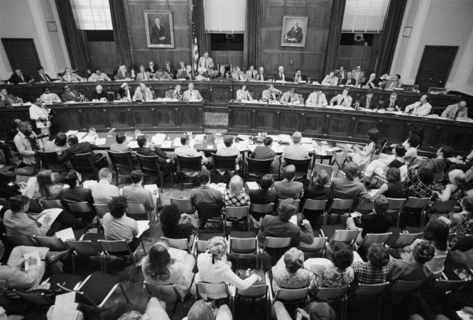 Ședința Comitetului Judiciar al Camerei în 1974