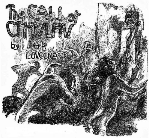 Chemarea lui Cthulhu de H. P. Husa Lovecraft At