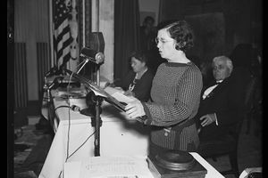 Rose Scheiderman din WTUL, 1935