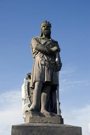 Statuia lui Wiliam Wallace, Castelul Stirling, Stirling, Scoția