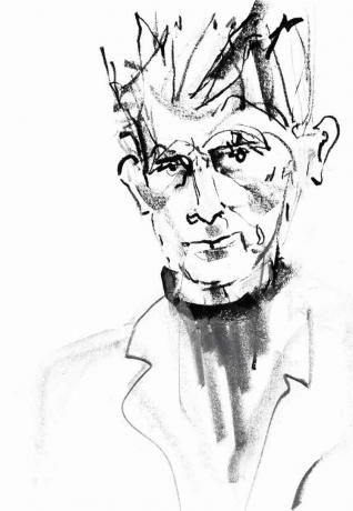 Portretul lui Samuel Beckett