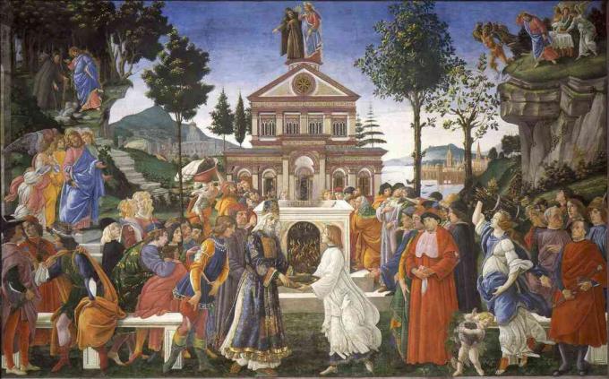 sandro botticelli ispita lui Christ