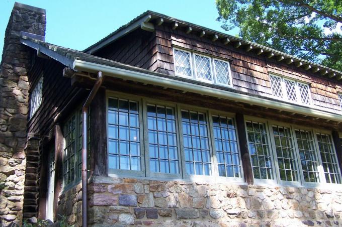 Craftsman Farms Log House, Home of Gustav Stickley 1908-1917, în Morris Plains, New Jersey