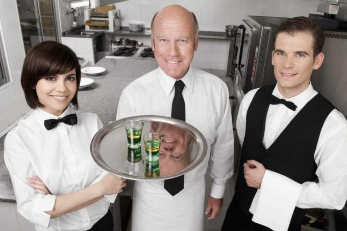 Trabajatori în restaurante