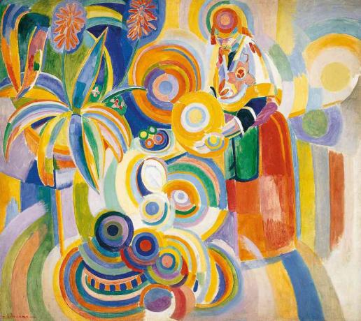 robert delaunay femeie portugheză