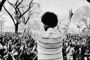 Shirley Chisholm la protest
