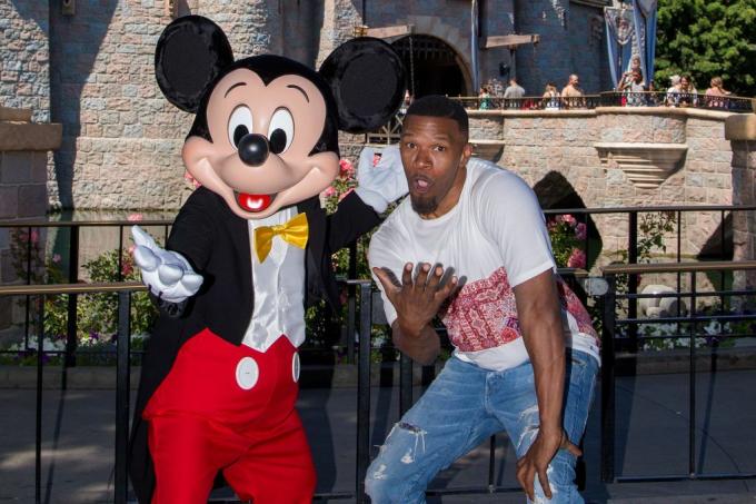 Jamie Foxx în Disneyland