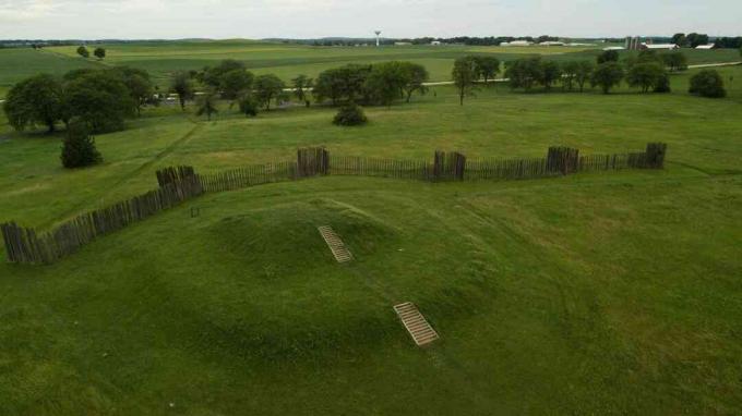 Palisaded Mound Group la Aztalan, Wisconsin