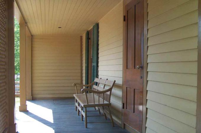 Verandă de la țară, la Lincoln's Springfield Home