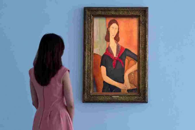 Portretul lui Jeanne Hebuteme de Amadeo Modigliani