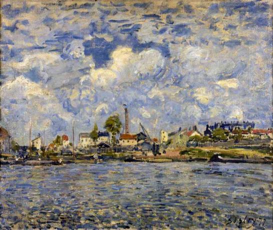 albert sisley seine la point du journey