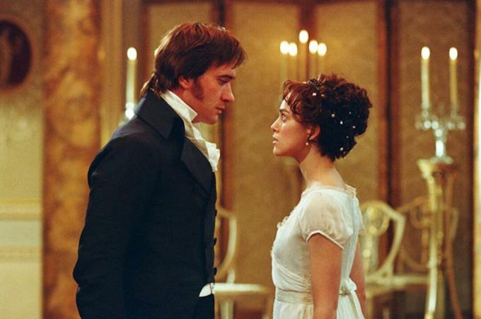 Elizabeth și domnul Darcy se uitau reciproc la balul Netherfield