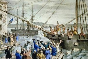 Adormirea ceaiului în portul Boston