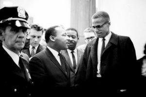 Malcolm X și Martin Luther King Jr. se întâlnesc în 1964