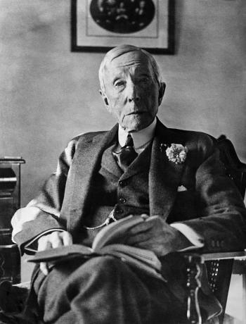 Circa 1930: Industrial American, John Davison Rockefeller (1839 - 1937)