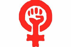 Pumn în simbolul feminin pentru eliberarea femeilor