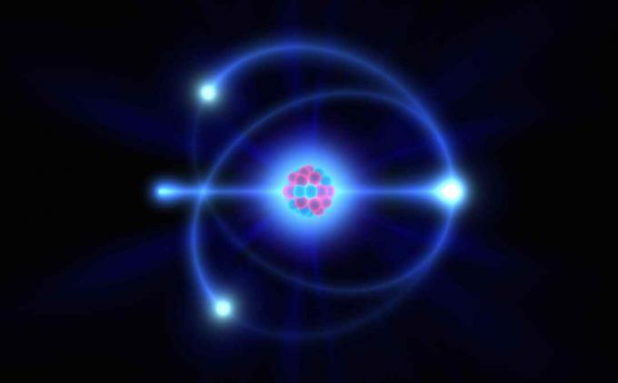 Electronii sunt particule cu sarcină negativă care orbitează nucleul atomic.