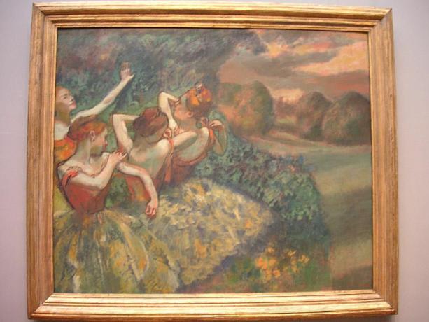 „Patru dansatori” - Edgar Degas