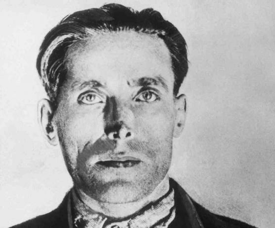 Fotografie a lui Joseph Hillstrom, aka Joe Hill